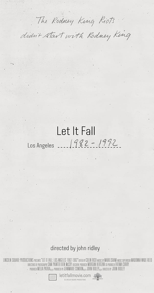 Let It Fall: Los Angeles 1982-1992