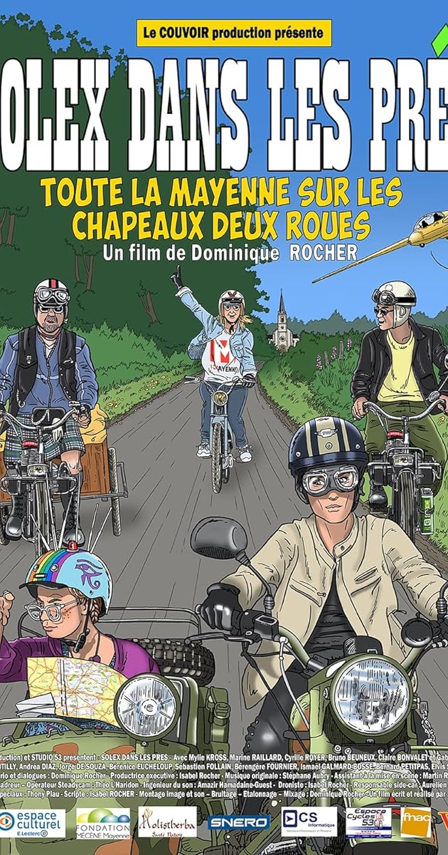 Solex dans les prés